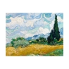 Leinwanddruck Impressionismus Weizenfeld mit Zypressen van Gogh Angebot