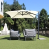 UV50+ quadratischer Ampelschirm 250x250 für Garten Trend Verkauf