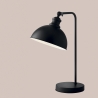 Vintage Tischlampe im Design aus schwarzem Metall Charleston LT Angebot