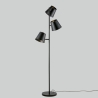 Colt LP3 Stehlampe aus Metall mit drei verstellbaren Leuchten im Industriestil Verkauf