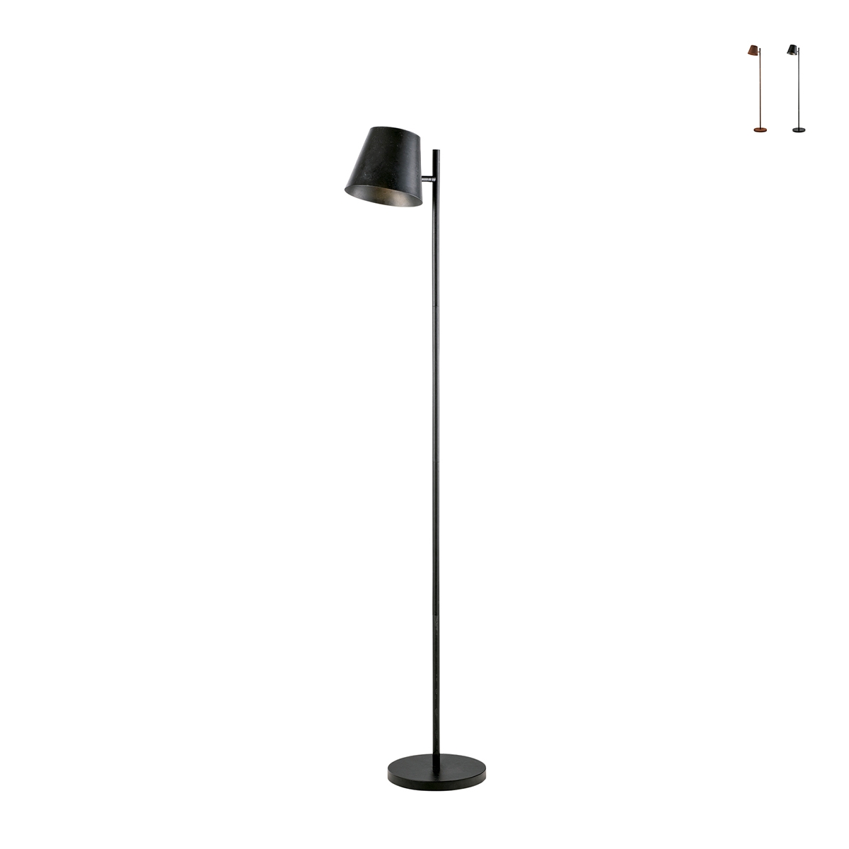 Stehlampe aus Metall im Vintage-Industrie-Stil Colt LP