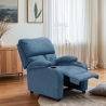Verstellbarer Relaxsessel mit integrierter Fußstütze und Ablagerfächern Laura Light Sales