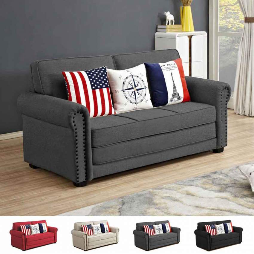 Schlafsofa Modular Aus Stoff Mit Kissen Sweet Dreams