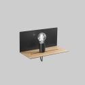 Minimalistische Metall-Wandleuchte mit USB-Anschluss und dimmbarer Beleuchtung Flash Angebot