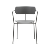 4er-Set Stühle aus Metall und Polypropylen im modernen Design Asmar Lagerbestand