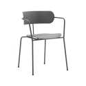 4er-Set Stühle aus Metall und Polypropylen im modernen Design Asmar Auswahl