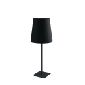 Metall-Tischlampe mit Stoffschirm Elvis Verkauf