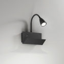 Wandapplikation aus Metall mit flexiblem Leuchtarm und USB-Anschluss Gulp Angebot