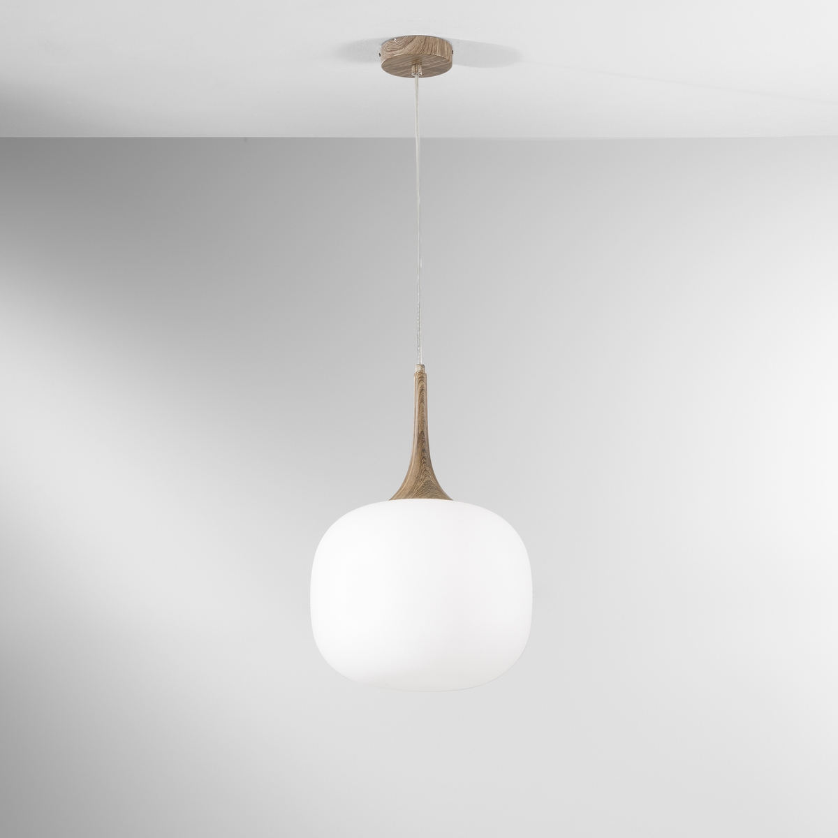 Moderner Pendelleuchter mit opalweißem Glaslicht Jaipur Aktion