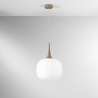 Moderner Pendelleuchter mit opalweißem Glaslicht Jaipur Aktion