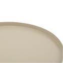 Runder Design-Couchtisch beige Vaskh Sales