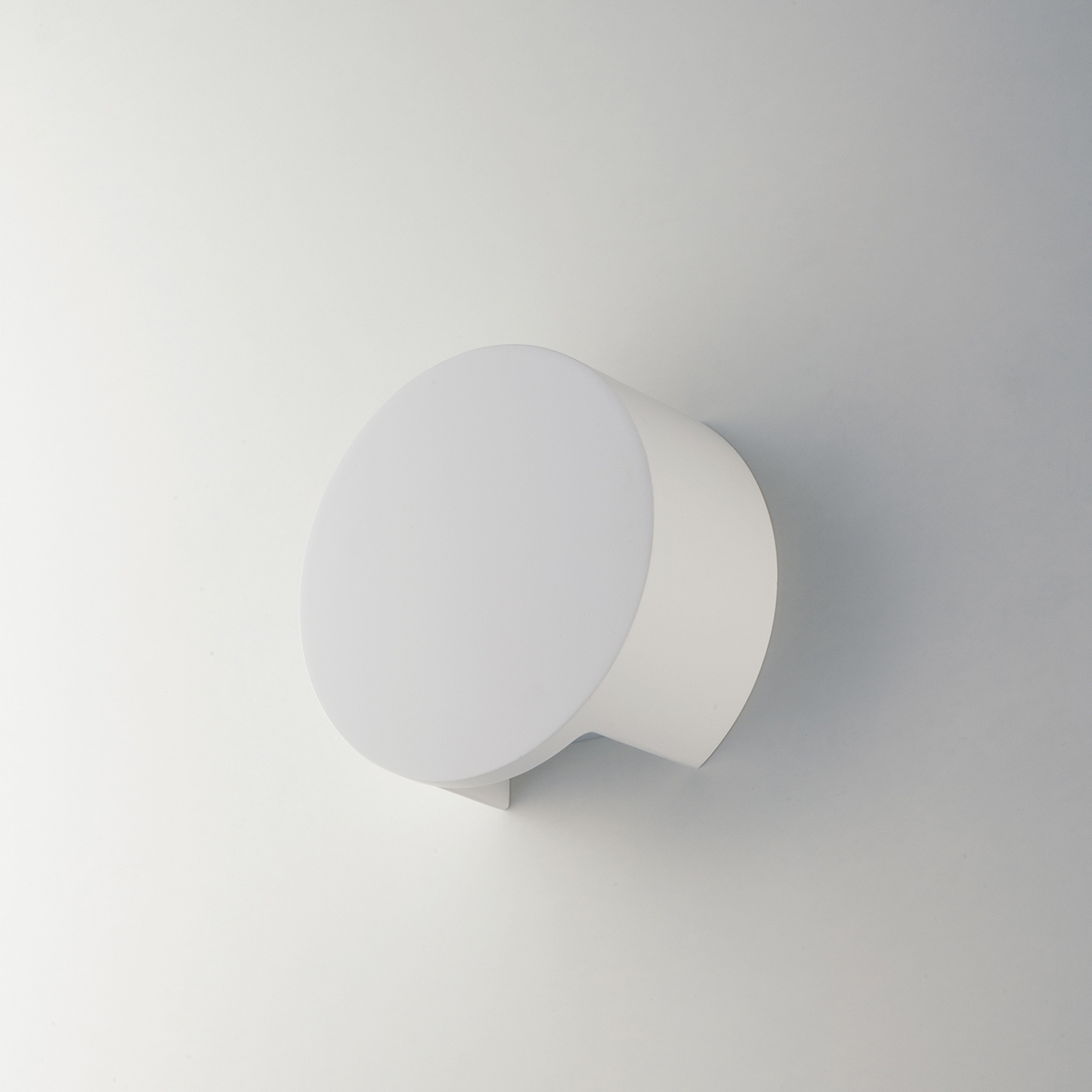 Moderne runde Wandlampe aus weißem, überstreichbarem Gips Leiron Aktion Moderne runde Wandlampe aus weißem, überstreichbarem Gips Leiron Aktion