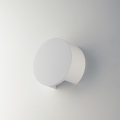 Moderne runde Wandlampe aus weißem, überstreichbarem Gips Leiron Aktion