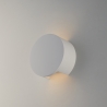 Moderne runde Wandlampe aus weißem, überstreichbarem Gips Leiron Sales