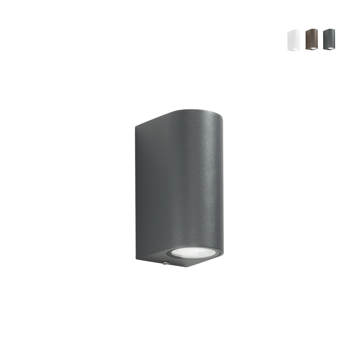Moderne Außenwandleuchte aus Aluminium mit 2 Lichtern One Aktion