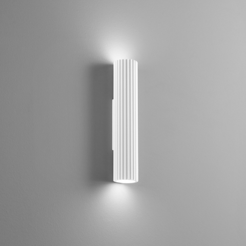 Elegante Wandlampe aus Gips mit 2 Leuchten Palladio Aktion