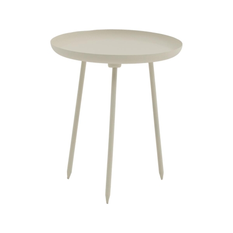 Moderner Beistelltisch für Wohnzimmer beige Varek Aktion