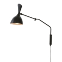 Metall-Wandleuchte mit schwenkbarem Lampenschirm im Industriedesign Morgan Angebot