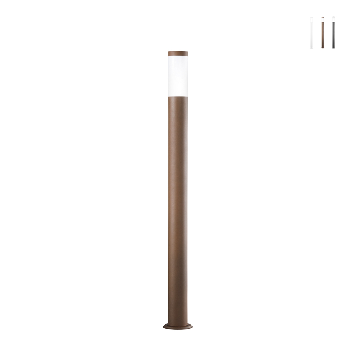 Edelstahl Garten-Stehlampe IP44 H110cm Tokyo für Außenbereich Aktion