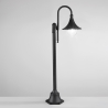 Gartenstehlampe Außenbereich Aluminium Schwarz H130 cm Pavia Aktion