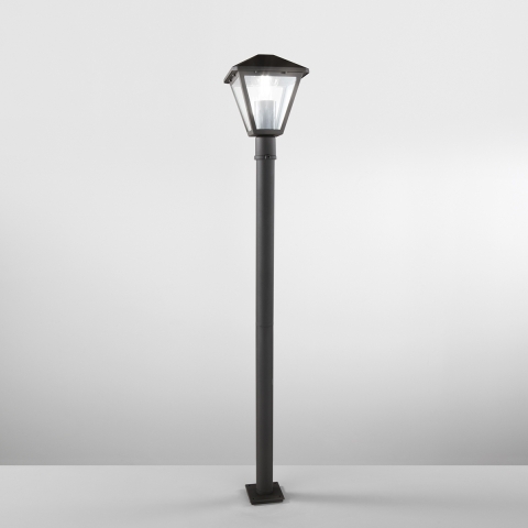 Garten-Laternenpfahl mit Glasdiffusor h100cm Prisma Aktion
