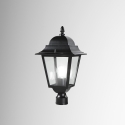 Klassischer Gartenlampenkopf aus Aluminium und Glas Roma Aktion