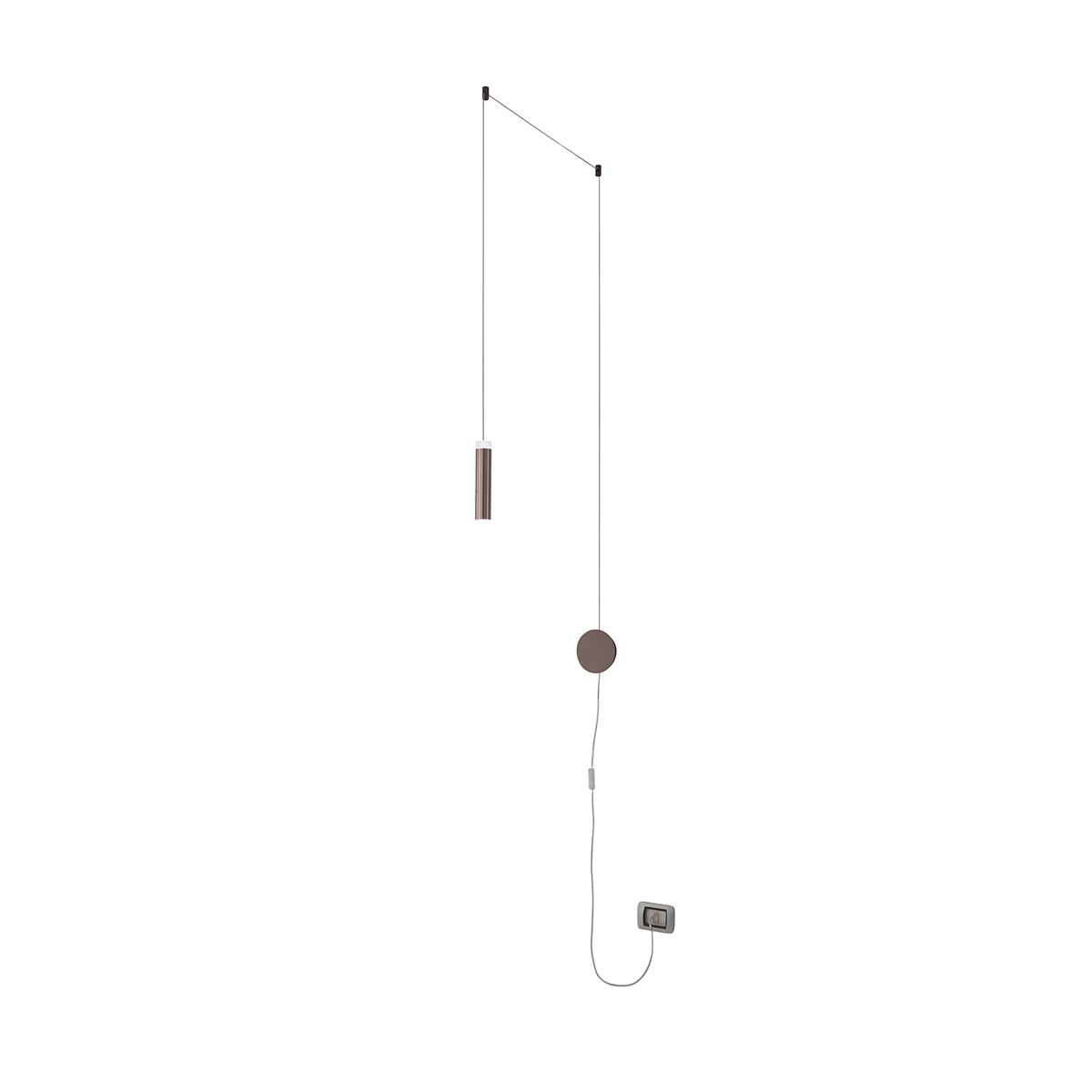Moderne LED-Wandleuchte aus Aluminium Candle
