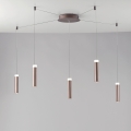 LED-Deckenleuchte mit 5 Hängeleuchten, modernes Design Candle Aktion