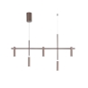 Moderner LED Kronleuchter aus Metall, 5-flammig, Candle Design Verkauf