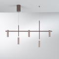 Moderner LED Kronleuchter aus Metall, 5-flammig, Candle Design Aktion