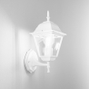 Außenwandleuchte Laterne klassischer Stil Aluminium Glas Roma Uplight Verkauf