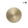 Runde LED-Wandleuchte aus plissiertem Metall im Vintage-Stil Anadara Aktion
