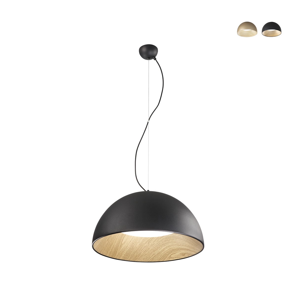 Moderner LED-Hängeleuchter aus Metall mit dimmbarem Licht Coco