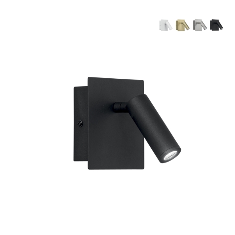 Metall-Wandleuchte mit schwenkbarem LED-Spot Dickens Aktion