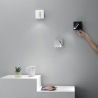 Metall-Wandleuchte mit schwenkbarem LED-Spot Dickens Modell