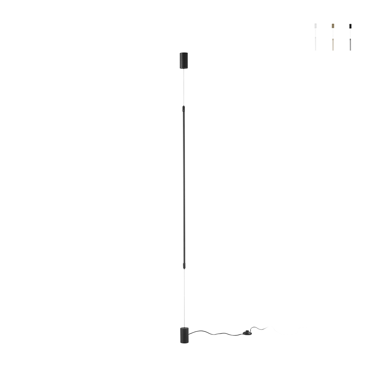 Stehlampe mit verstellbarem LED-Pendelleuchter Gravity Aktion
