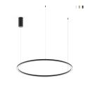 Runder LED-Pendelleuchter aus Aluminium 120 cm Hoop Aktion