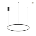 Runder LED-Pendelleuchter aus Aluminium 120 cm Hoop Aktion