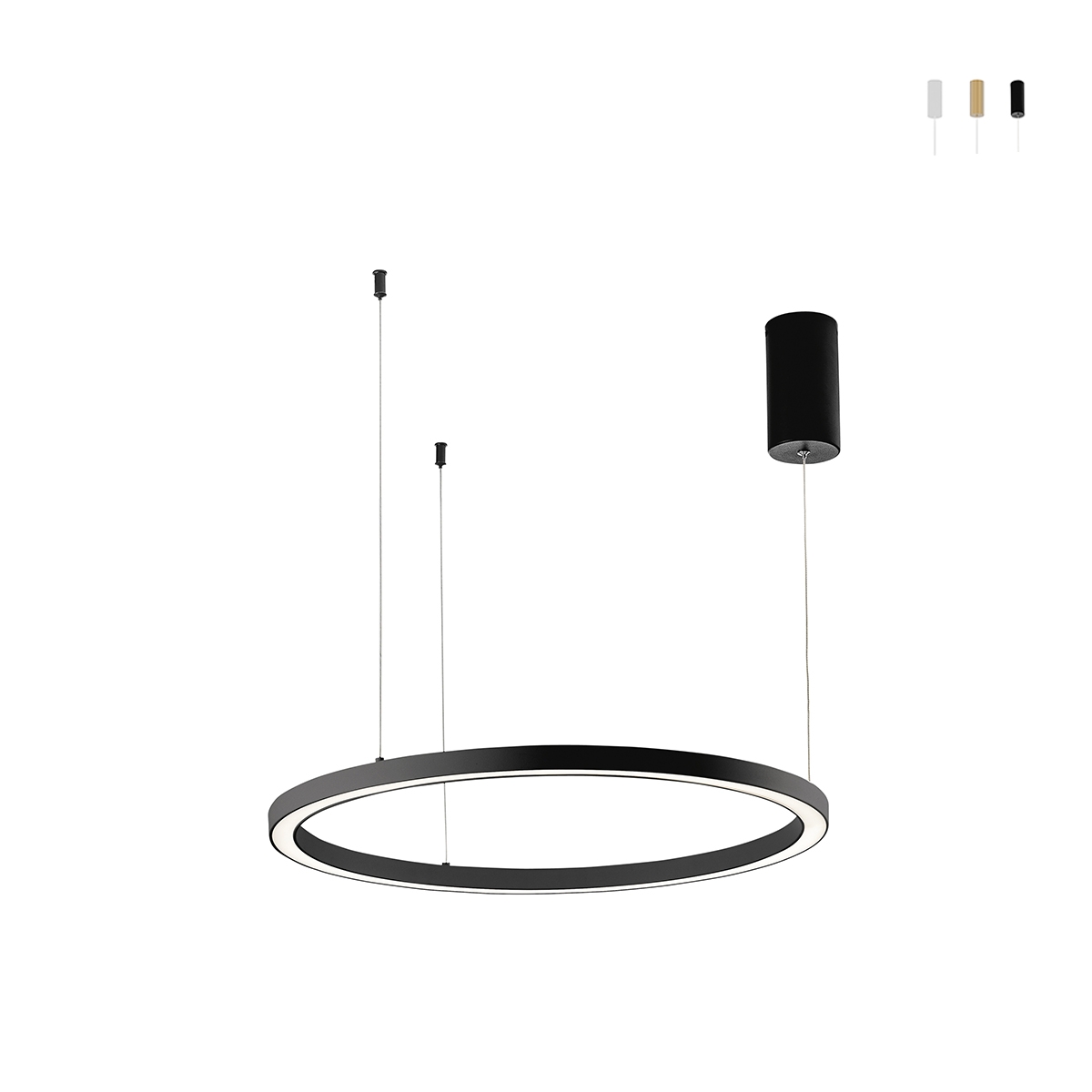 LED-Hängelampe Design Rund Minimalistisch 80cm Hoop Aktion LED-Hängelampe Design Rund Minimalistisch 80cm Hoop Aktion