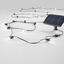 Lichterkette mit Solarpanel, 25 Glühbirnen, PicNic Verkauf