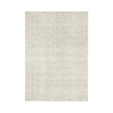 Designer-Teppich Wohnzimmer melange Elfenbein Feel Aktion