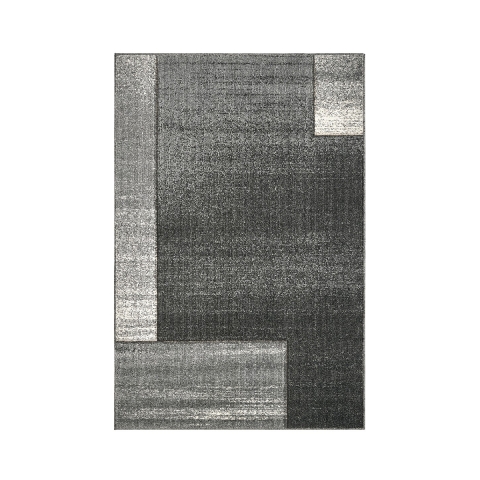 Grauer Design-Teppich Wohnzimmer Funny Aktion