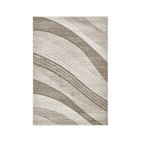 Beige Wohnzimmerteppich Design Funny Aktion