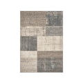 Design-Teppich grau und beige für das Wohnzimmer Funny Aktion