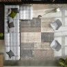 Design-Teppich grau und beige für das Wohnzimmer Funny Verkauf