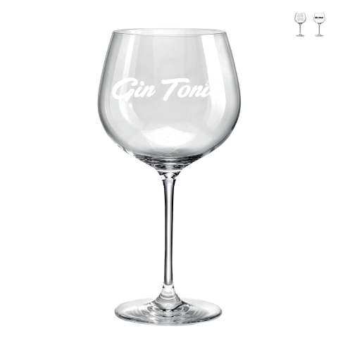 Set mit 2 Gläsern Küche Pub Bar 780ml Fatti un Ape Gin Tonic Aktion