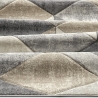Moderner Wohnzimmerteppich in Grau und Beige Funny Verkauf