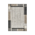 Moderner geometrischer Teppich in Grau und Beige Funny Aktion