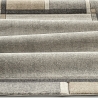 Moderner geometrischer Teppich in Grau und Beige Funny Verkauf