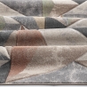 Moderner Teppich in Grau und Beige für das Wohnzimmer Funny Angebot